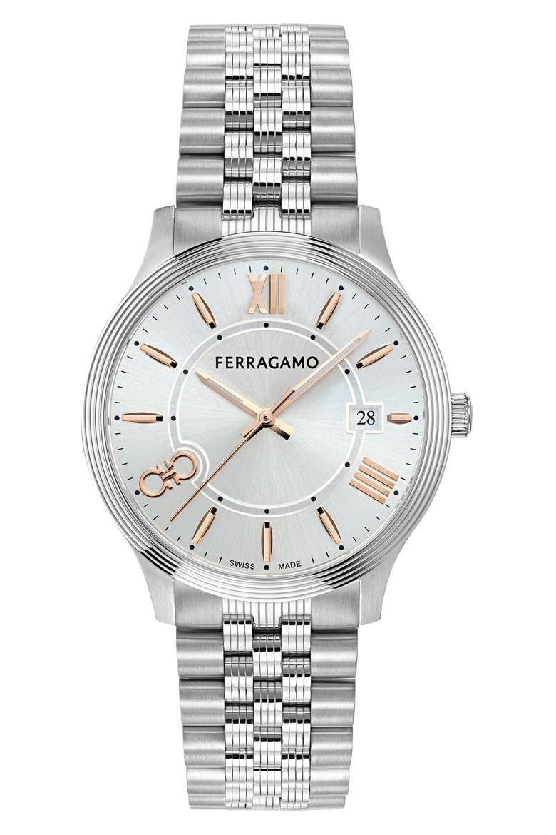 Duo Bracelet Watch, 40mm, Main, color, STAINLESS STEEL