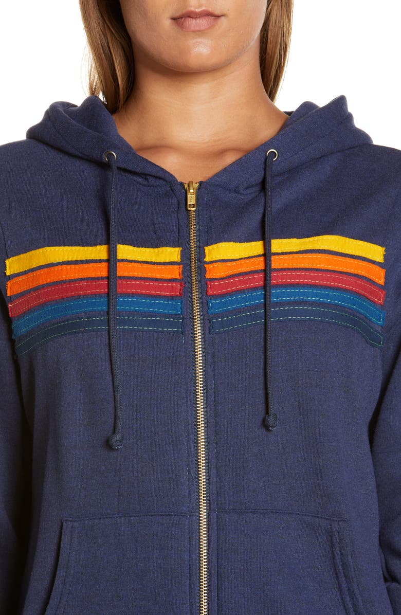 5-Stripe Zip Hoodie