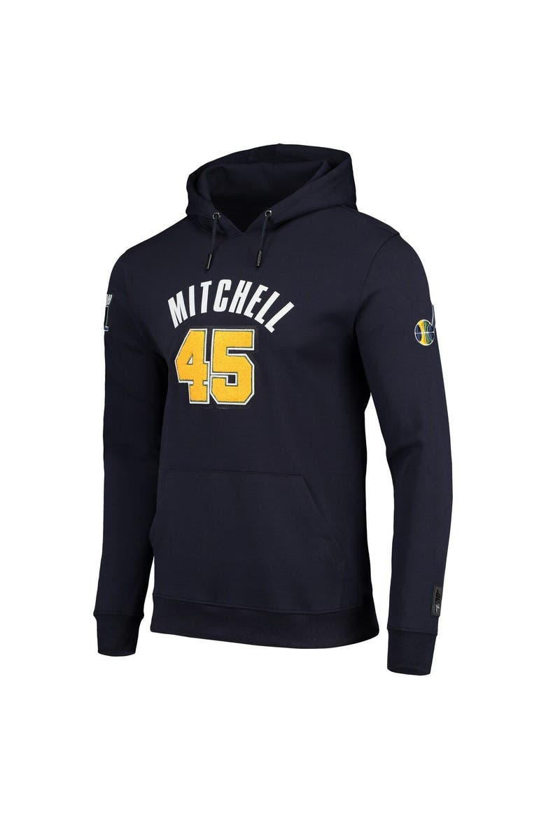 Men's Pro Standard Donovan Mitchell Navy Utah Jazz Player Pullover Hoodie, Alternate, color, Navy