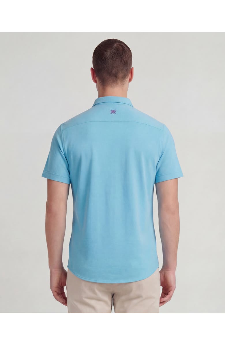 Lords of Harlech Mens Knit Shirt, Alternate, color, Teal