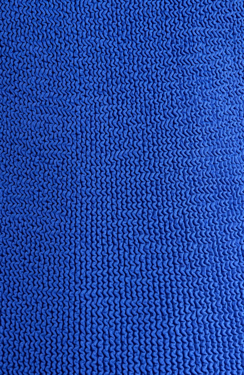 Hunza G Sandy One-Piece Halter Swimsuit, Alternate, color, Royal Blue