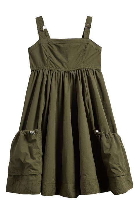 Kids' Pinafore Pocket Dress (Big Kid)