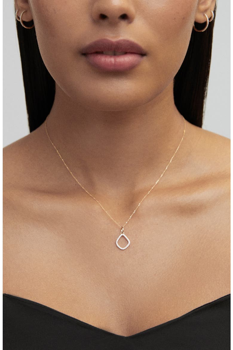 Riva Lab Grown Diamond Kite Pendant, Alternate, color, YELLOW GOLD