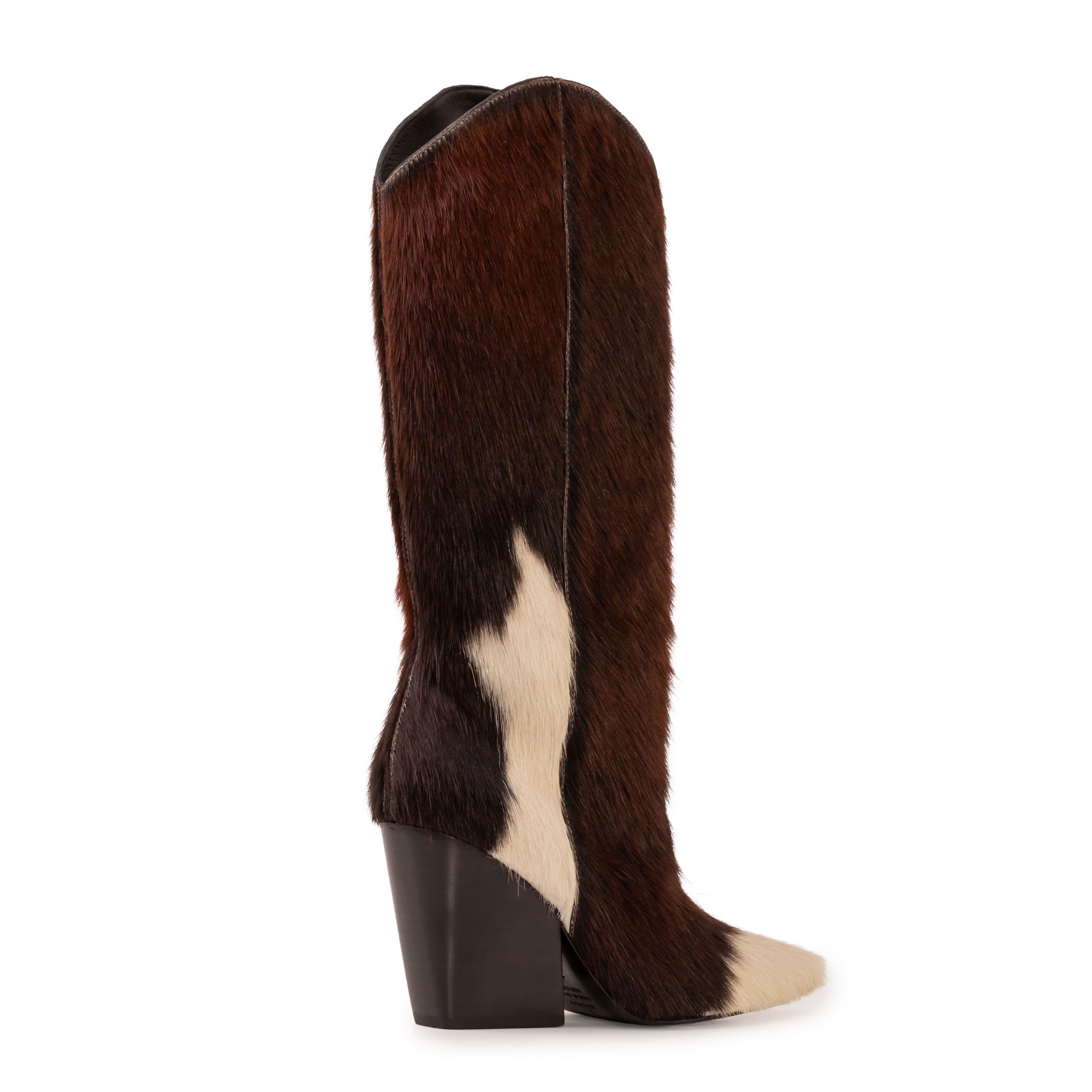 BLACK SUEDE STUDIO Le Noa 100 Cowhide Boot, Alternate, color, 