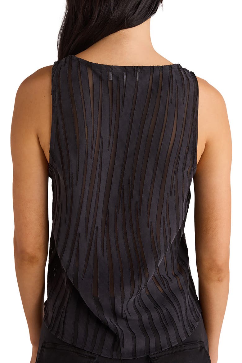 Scoop Neck Tank, Alternate, color, BLACK ZEBRA BURNOUT