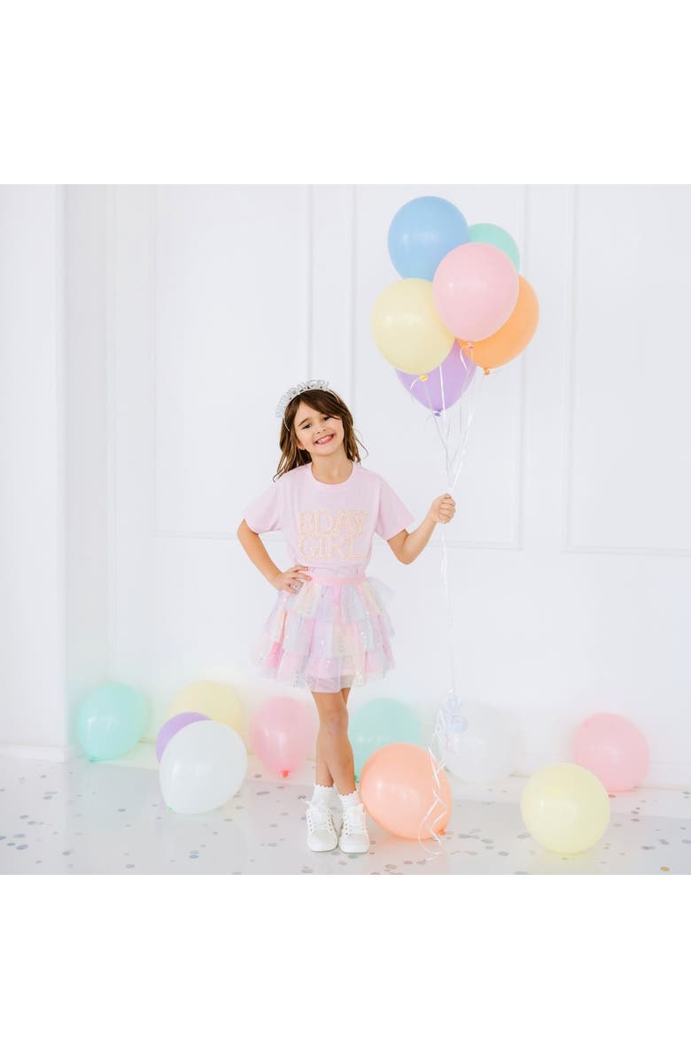 Sweet Wink Fairy Dust Tiered Tutu, Alternate, color, Pink