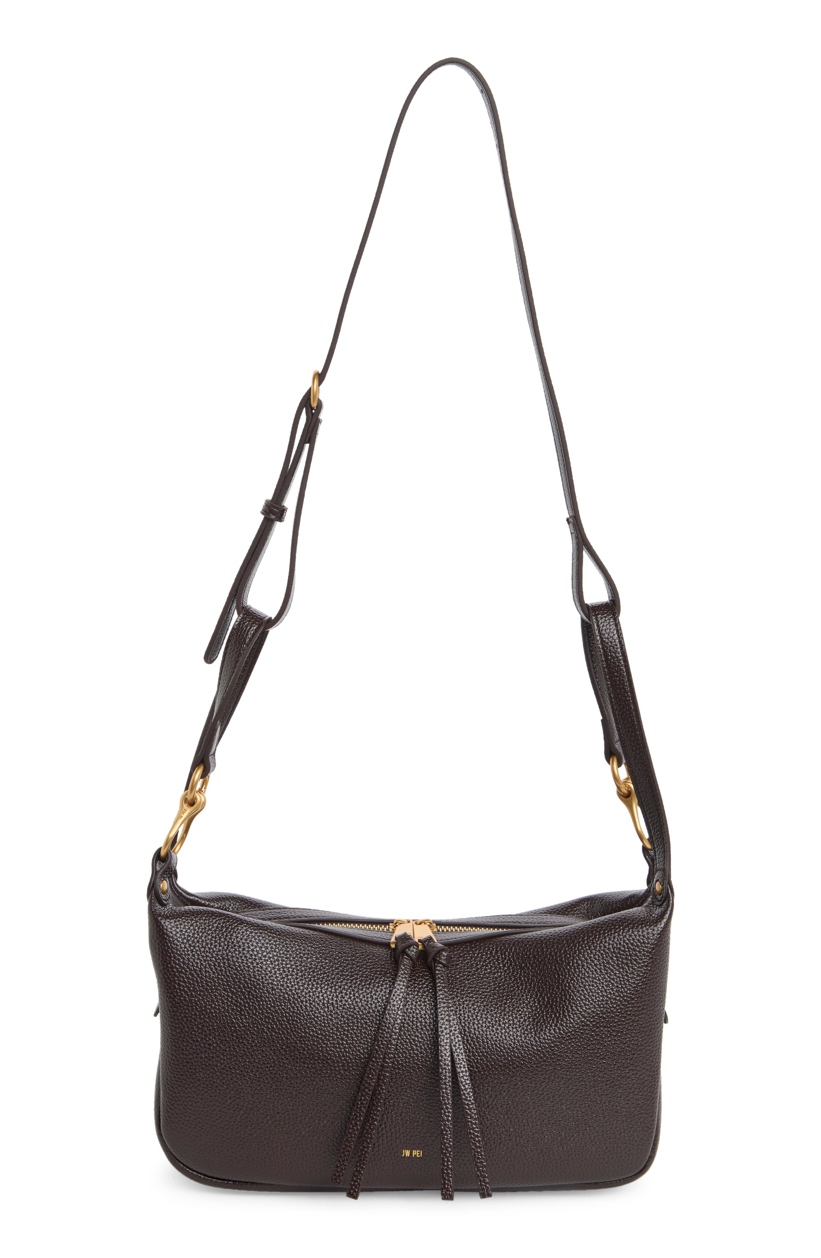 Selia Soft Grain Faux Leather Crossbody Bag