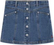 Levi's Kids' Button Front Denim Miniskirt