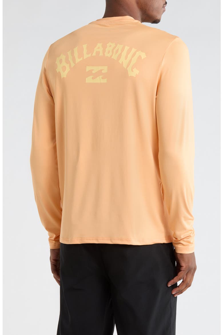 Fish Long Sleeve Rashguard, Alternate, color, PEACH COBBLER