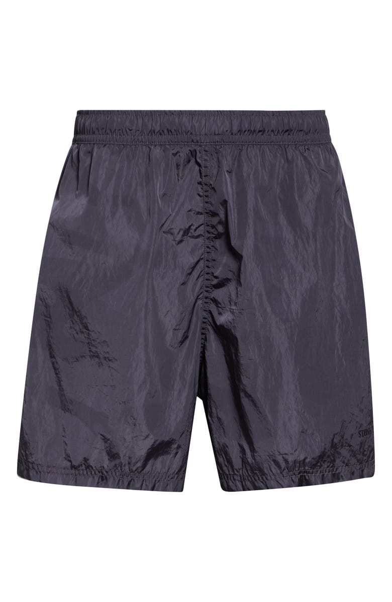Stone Island Nylon Shorts, Main, color, Blue Grey