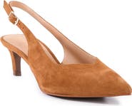 Seychelles Candlelight Slingback Pointed Toe Kitten Heel Pump