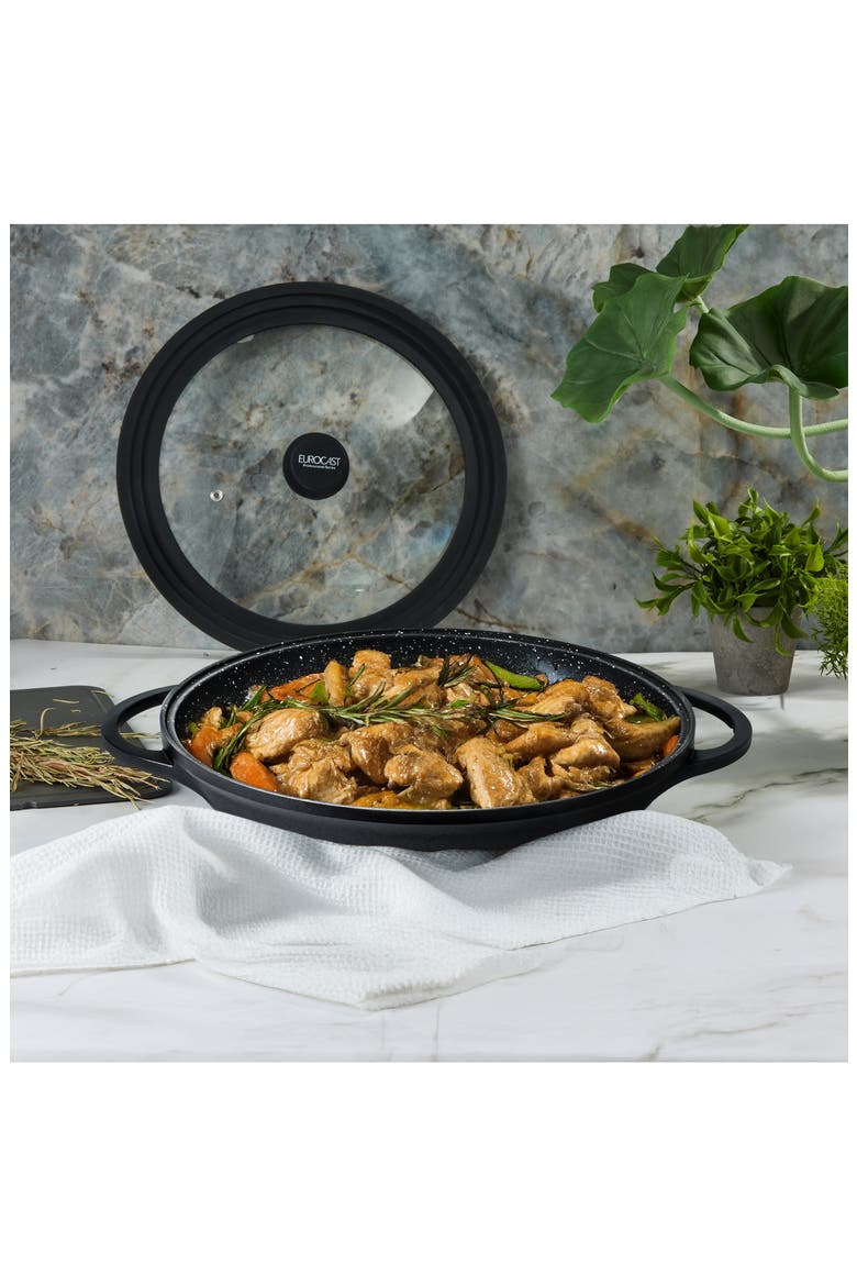 Eurocast 6-Piece Chef Add-On Cookware Set, Alternate, color, BLACK