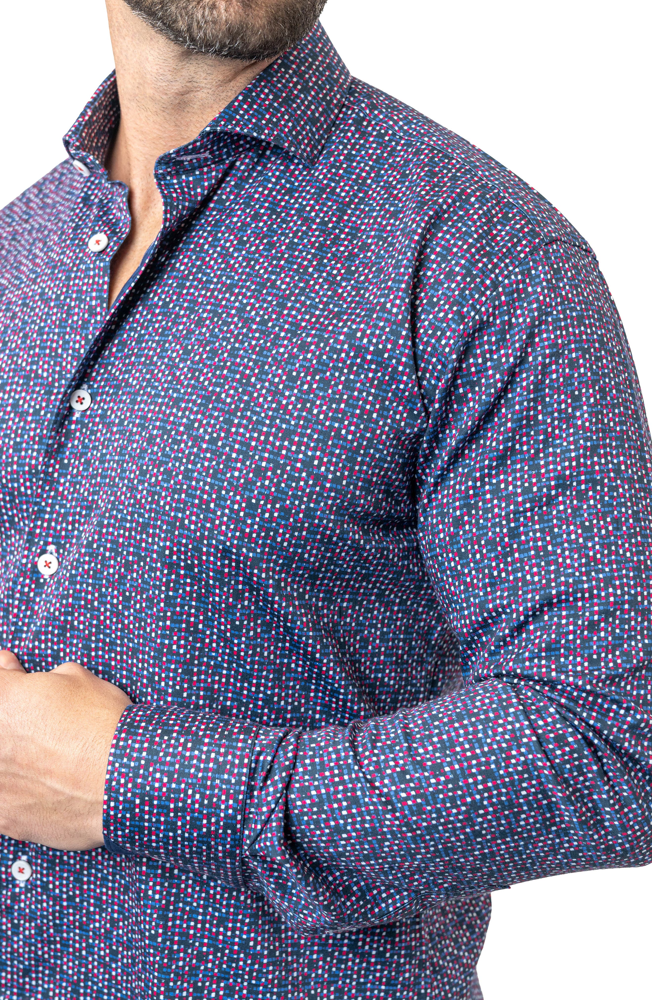 Einstein Stretchchain 60 Multi Contemporary Fit Button-Up Shirt - image 2