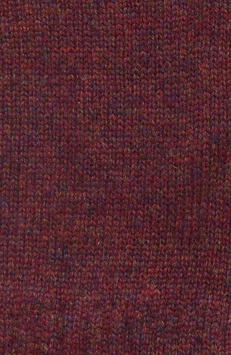 Johnstons of Elgin Fingerless Cashmere Gloves, Alternate, color, Damson He7064