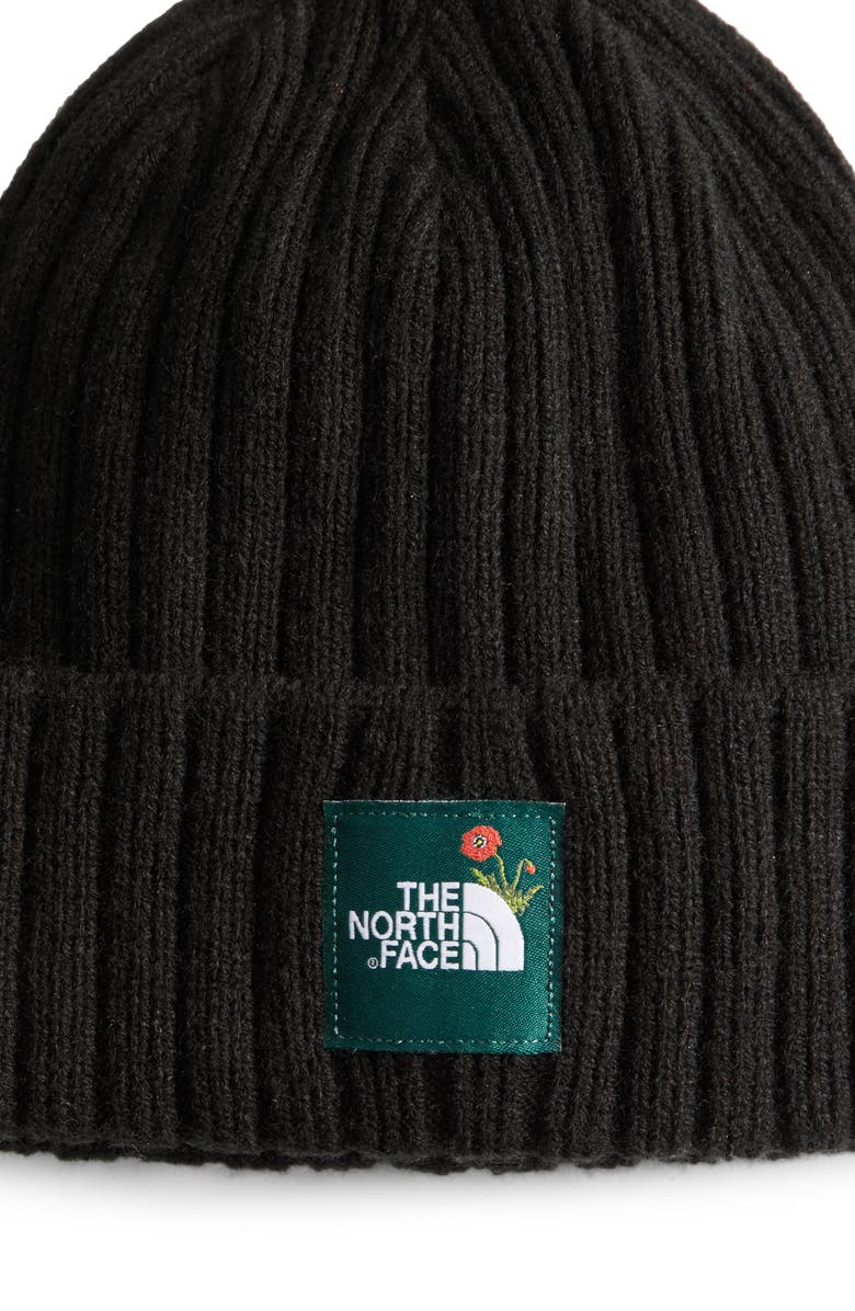 The North Face Logo Boxed Cuffed Beanie, Alternate, color, 