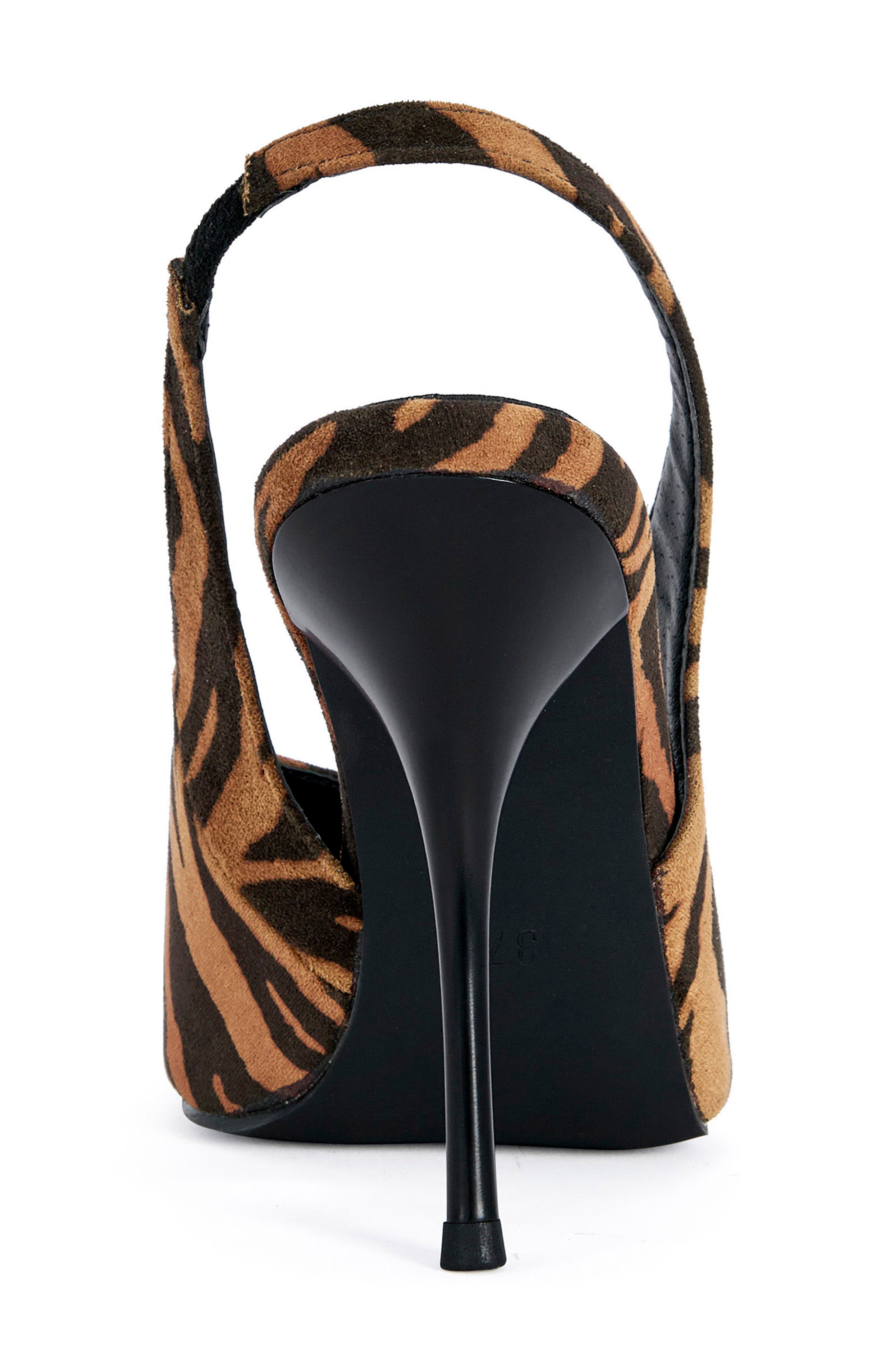 Doreen Slingback Pump, Alternate, color, BROWN MULTI