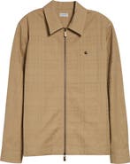 Burberry Oakwell Cotton Jacquard Zip Jacket
