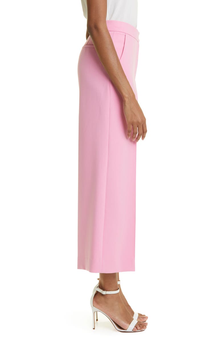 Lela Rose Nora Stretch Crepe Wide Leg Pants, Alternate, color,