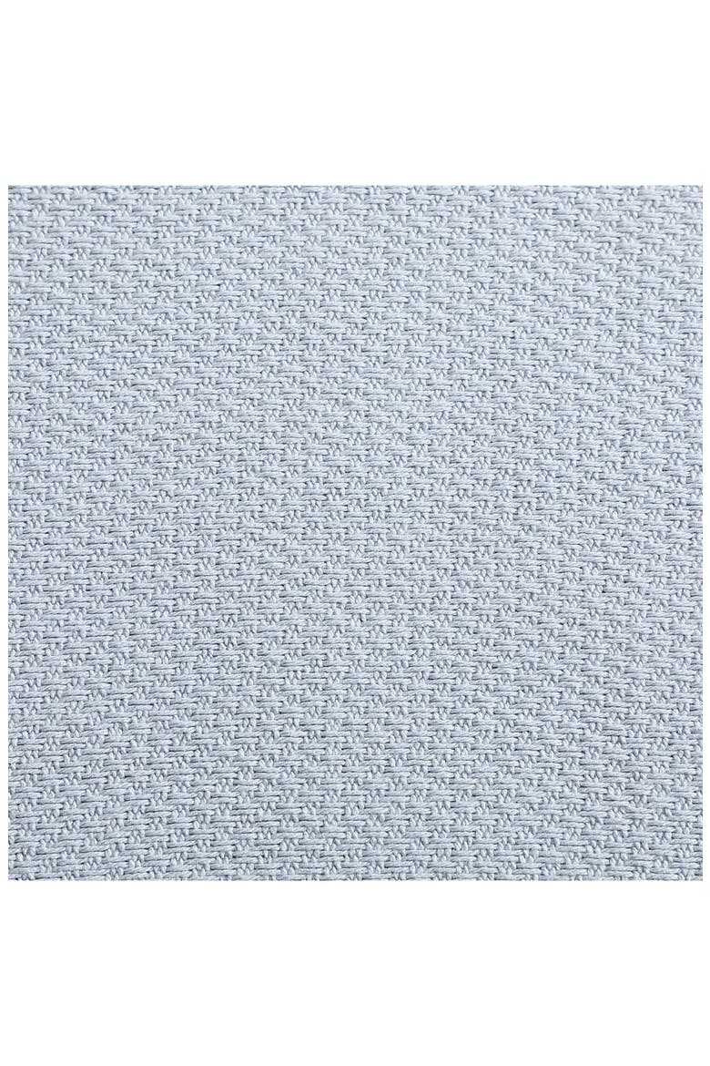 SOLID COTTON PIQUE BLANKET, Alternate, color, BLUE