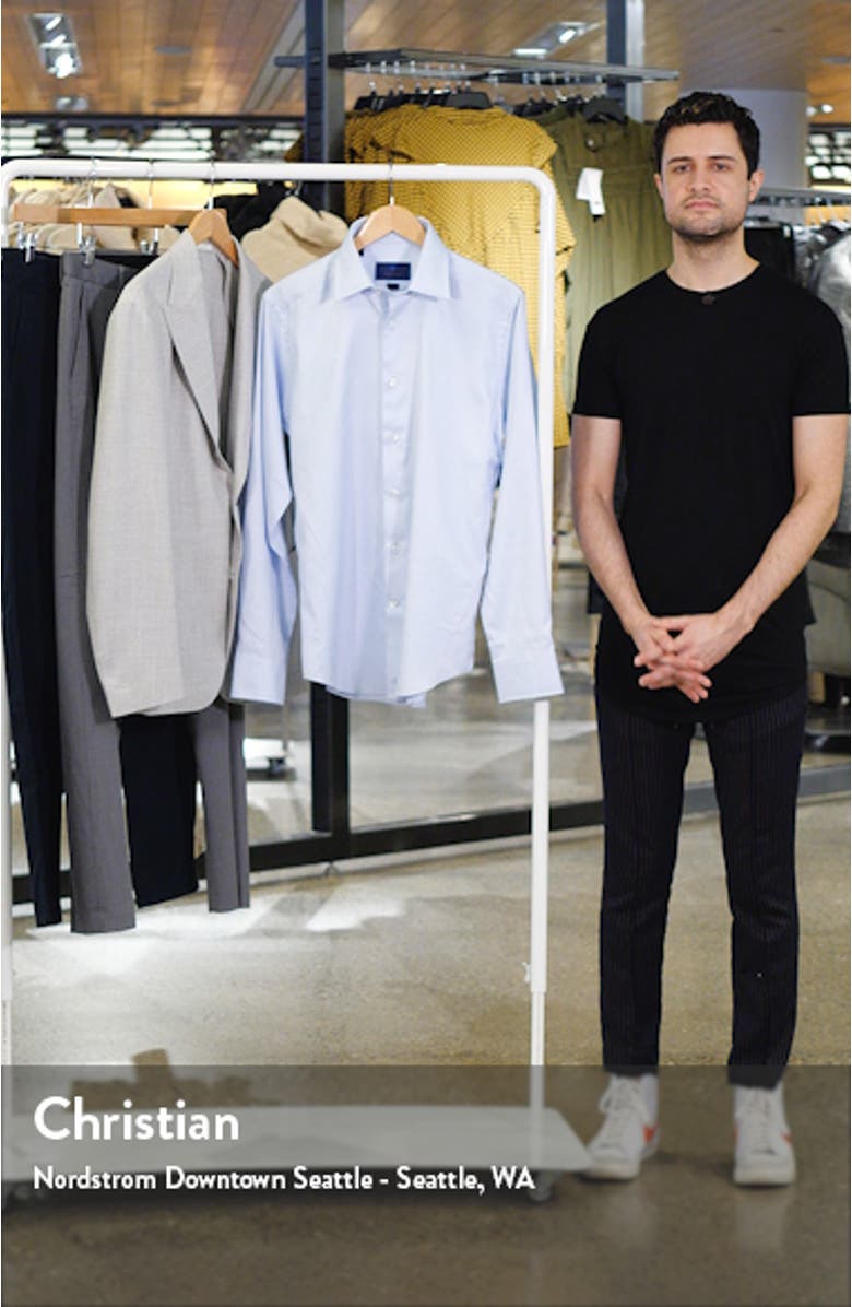 Slim Fit Dobby Weave Dress Shirt, sales video thumbnail