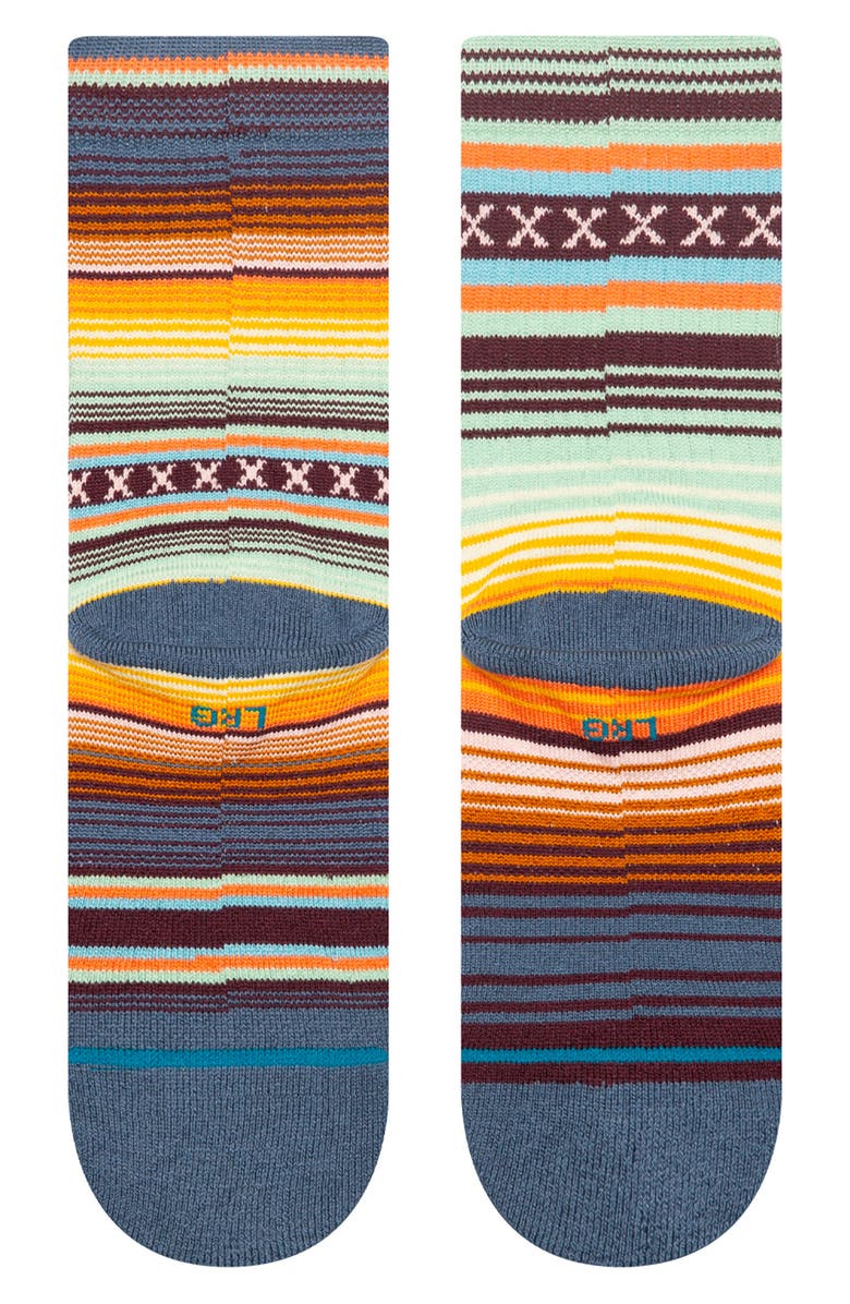 Stance Kids' Curren Crew Socks, Alternate, color, Sea Blue