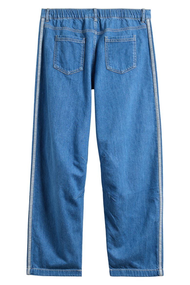 Kids' Side Stripe Jeans, Alternate, color, MEDIUM WASH DENIM