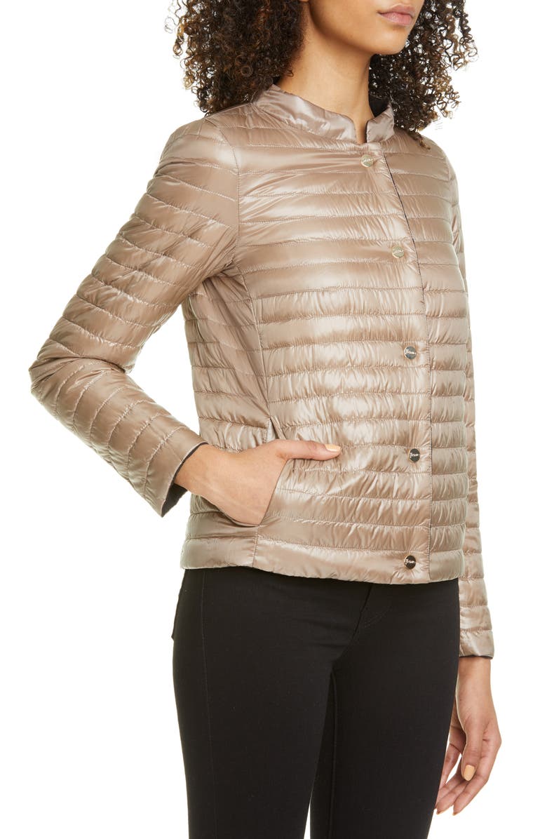 Herno Reversible Water Repellent Down Puffer Jacket, Alternate, color, 