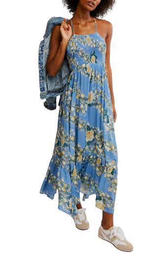 Free People Heat Wave Floral Print High/Low Dress