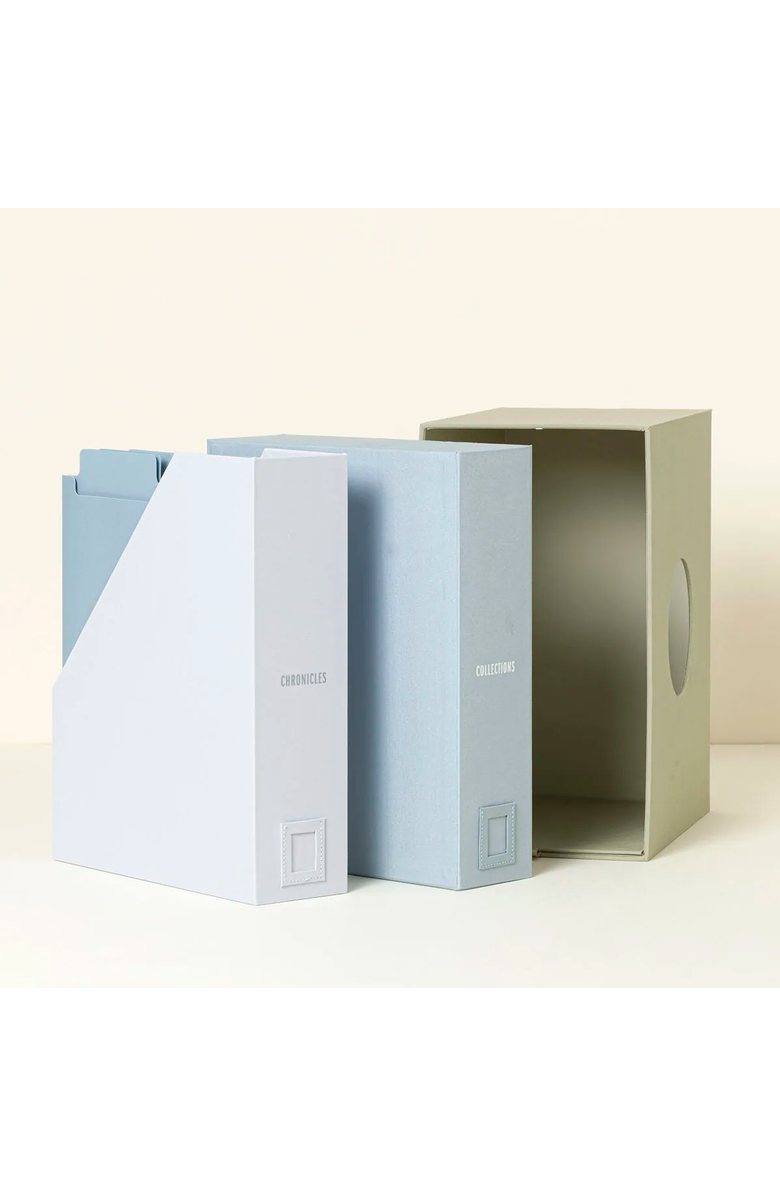 Uncommon Goods Baby Keepsake Library by Savor, Alternate, color, Slate