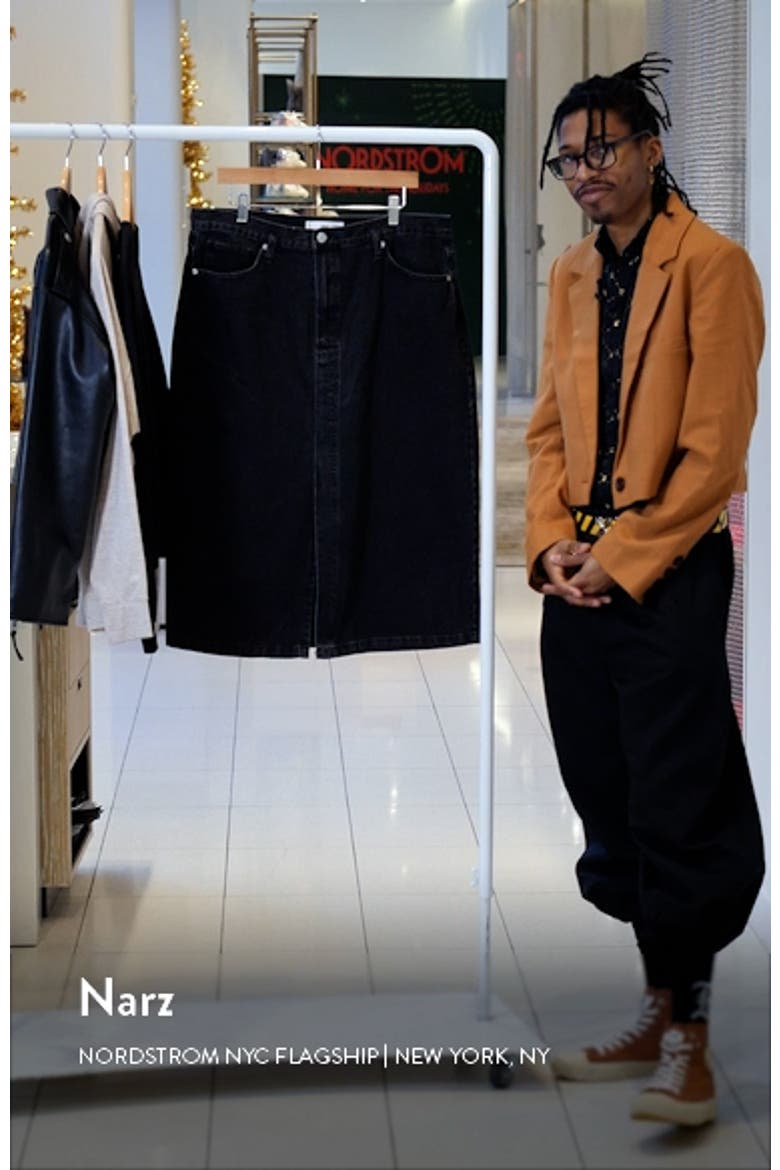 Denim Midi Skirt video
