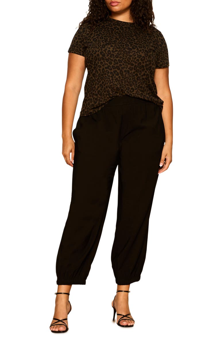 Micro Balloon Pants, Alternate, color, BLACK