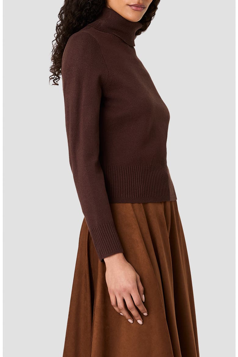 Babysoft Turtleneck Sweater, Alternate, color, COCOA BROWN