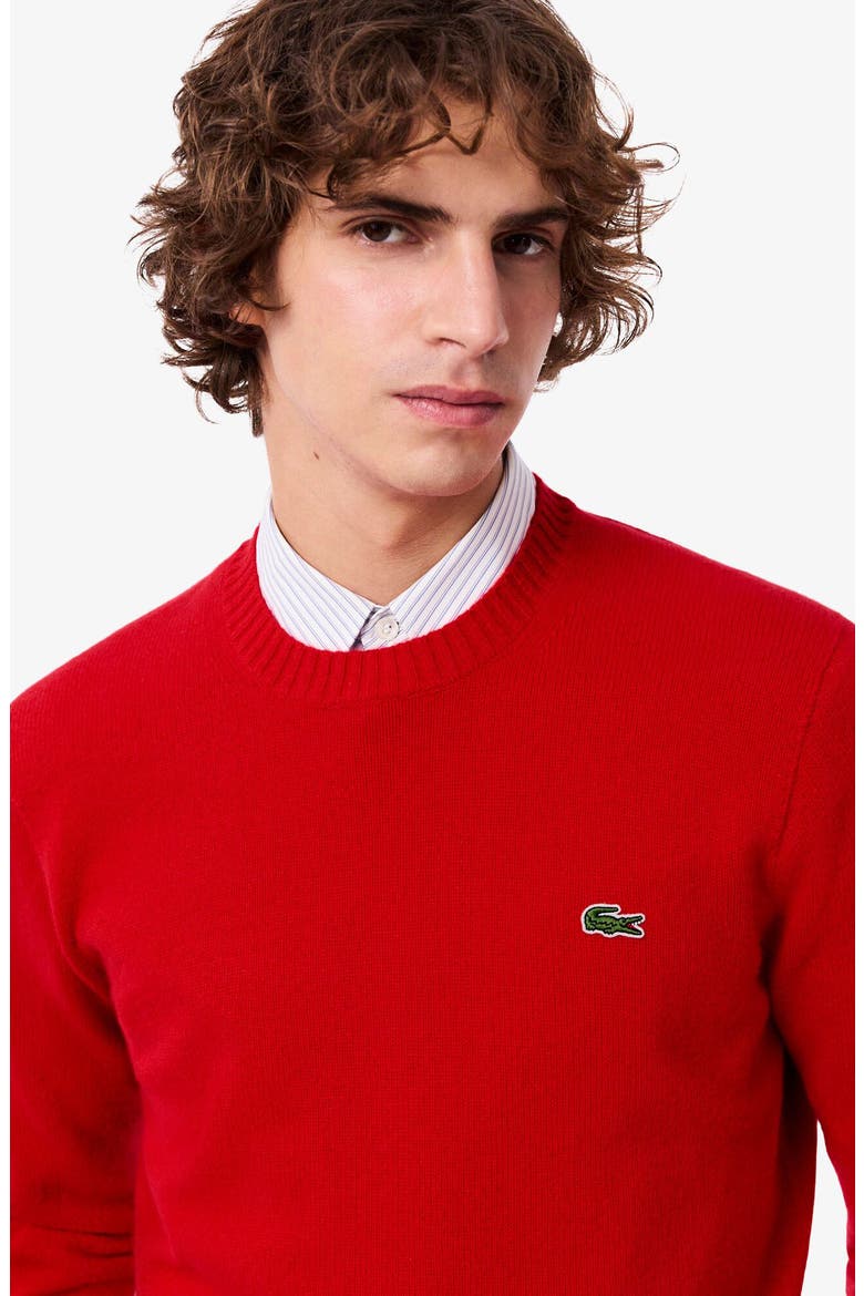 Classic Fit Cashmere Crewneck Sweater, Alternate, color, RED