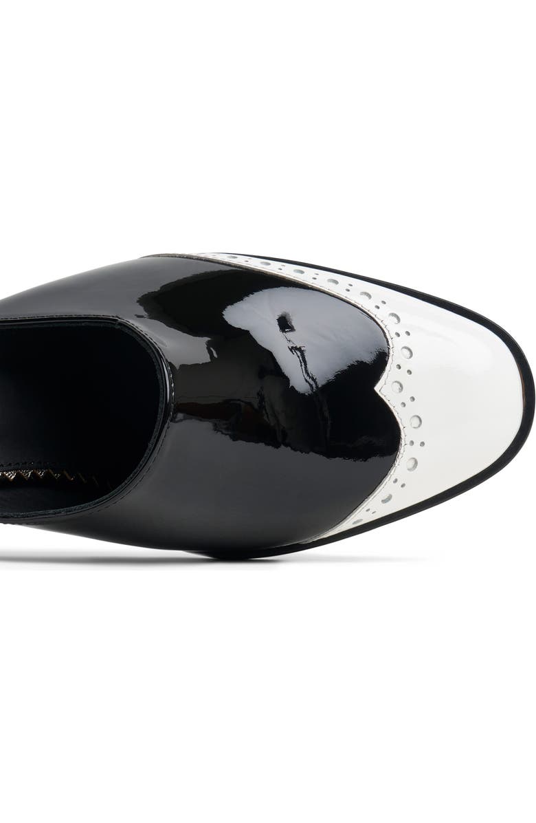 The Office of Angela Scott Ms. Johanna Wingtip Mule, Alternate, color, Black / White