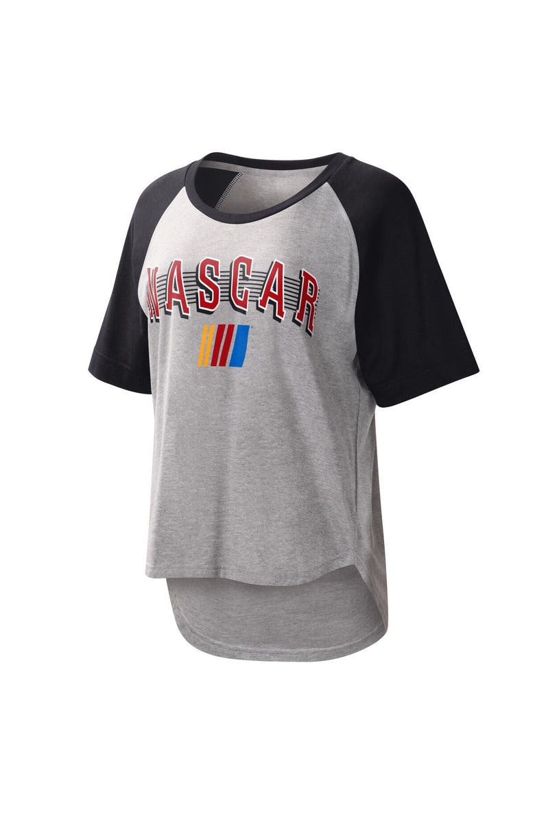 G-III 4HER BY CARL BANKS Women's G-III 4Her by Carl Banks Gray/Black NASCAR Slugger T-Shirt, Main, color, Gray