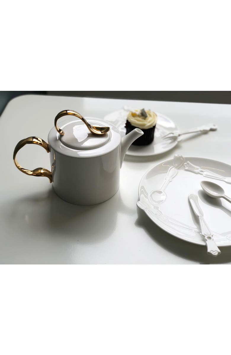 Twig New York Cutlery Low Teapot, Alternate, color, Multi