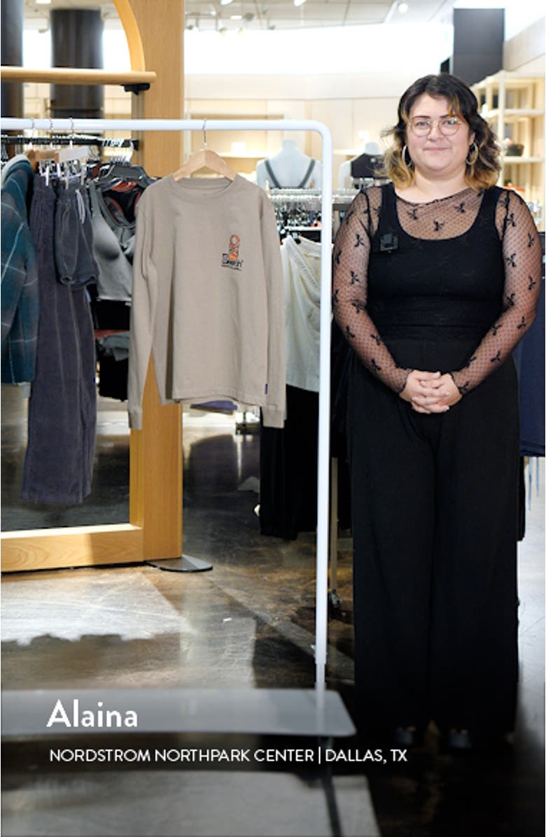 Kids' Search Stack Long Sleeve Graphic T-Shirt, sales video thumbnail