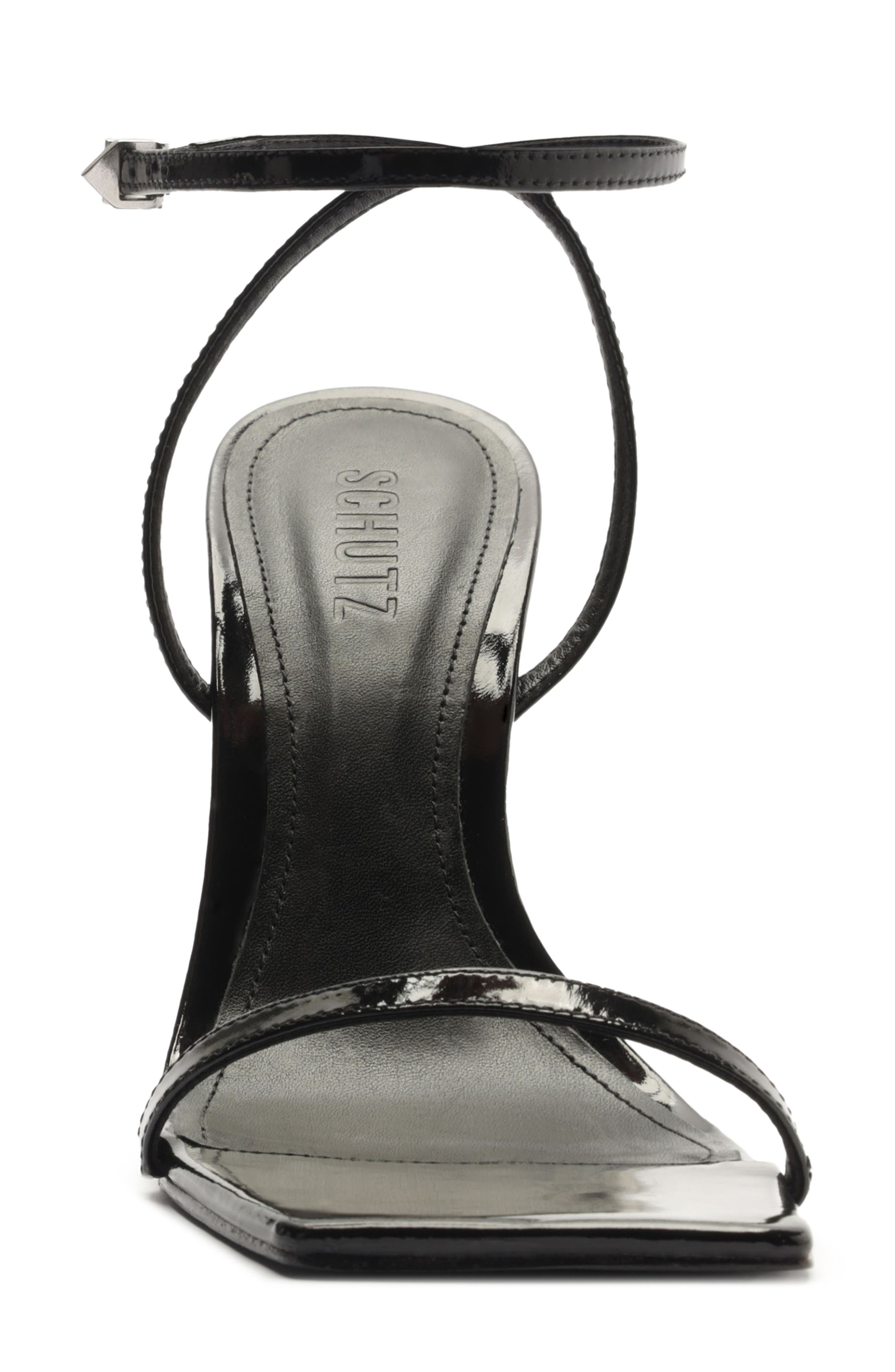 Schutz Siena Ankle Strap Wedge Sandal, Alternate, color, 