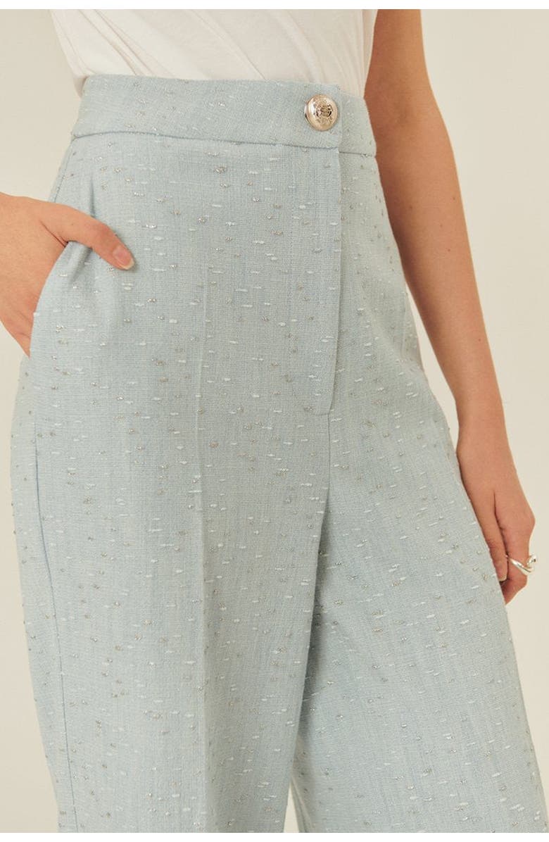 Exquise Kayleigh Glossy Accent High, Alternate, color, Blue