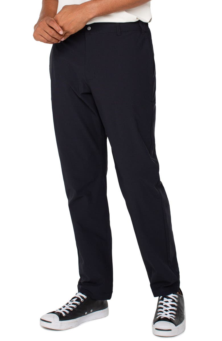 Liverpool Los Angeles Partial Elastic Waist Tech Pants, Alternate, color, 