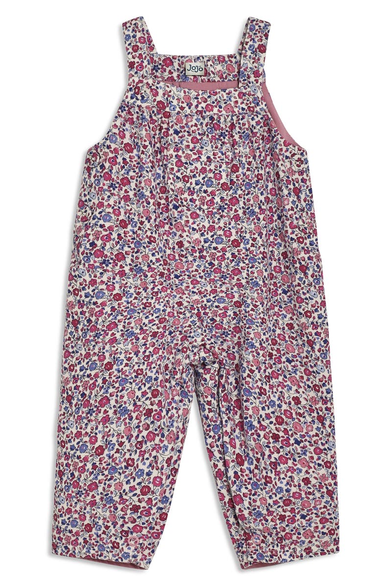 JOJO MAMAN BEBE Ditsy Floral Overalls, Main, color,