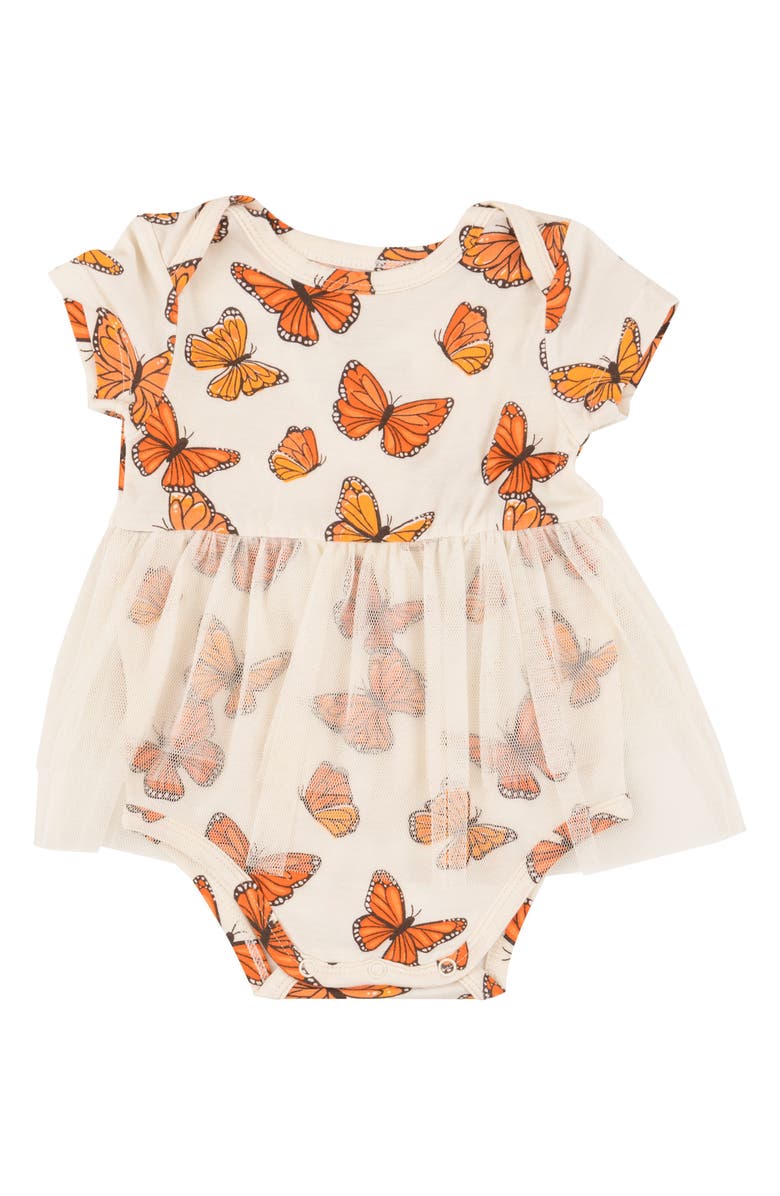Angel Dear Mariposa Monarca Tutu Bodysuit, Main, color, 