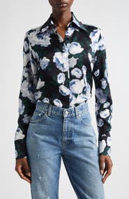 Stella McCartney Bunch of Roses Button-Up Shirt