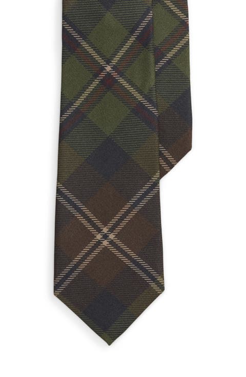 Standard Plaid Silk Tie