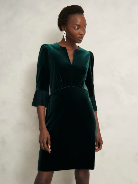 Violet Velvet Dress