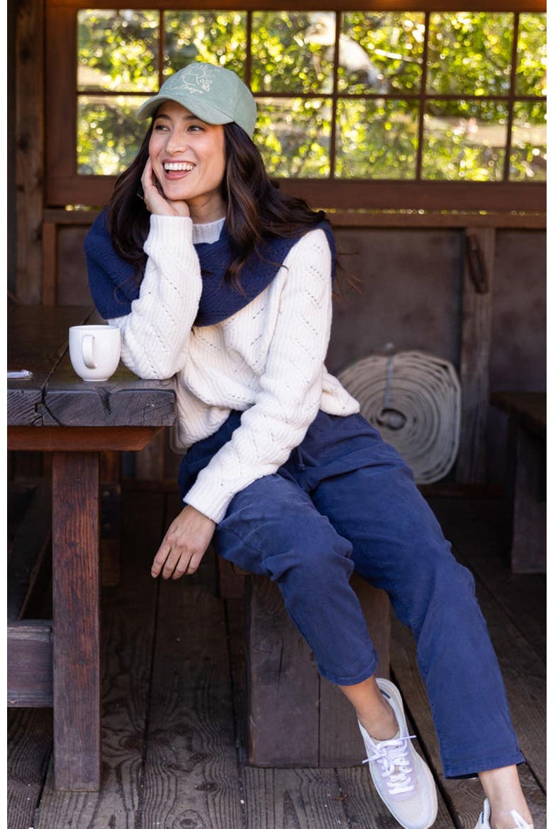 Zoe Twill Pant, Alternate, color, Navy