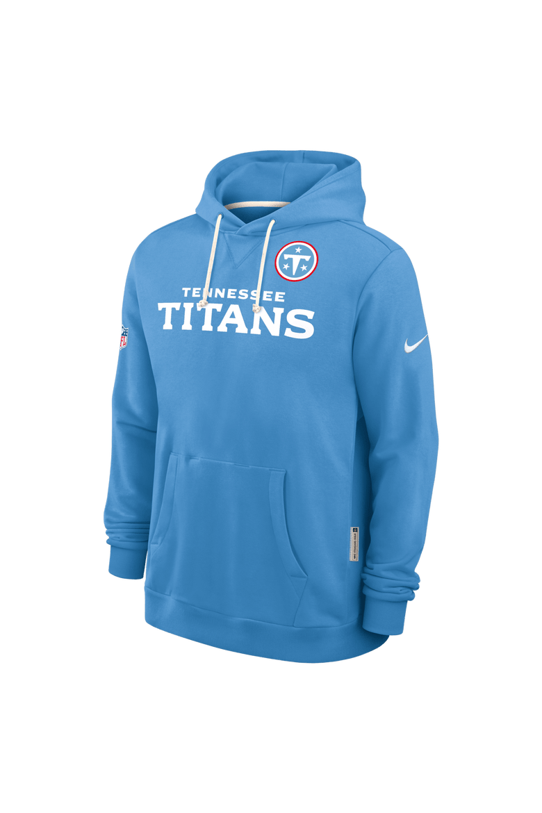Men's Nike Light Blue Tennessee Titans Sideline Standard Issue Dri-FIT Hoodie, Main, color, Light Blue