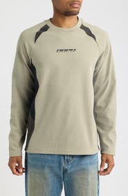 Obey Delta Knit Long Sleeve Graphic T-Shirt