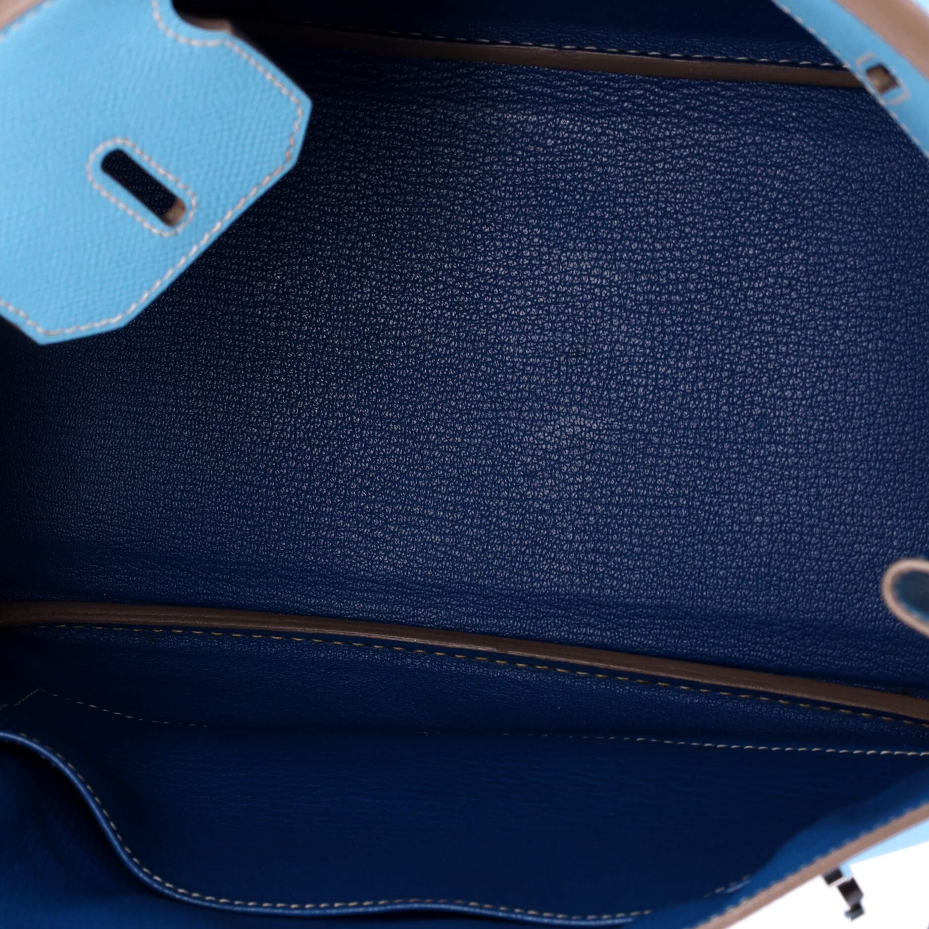 Pre-Owned Hermes Candy Birkin Bag Epsom 30, Alternate, color, Candy-Bleu Celeste/Mykonos