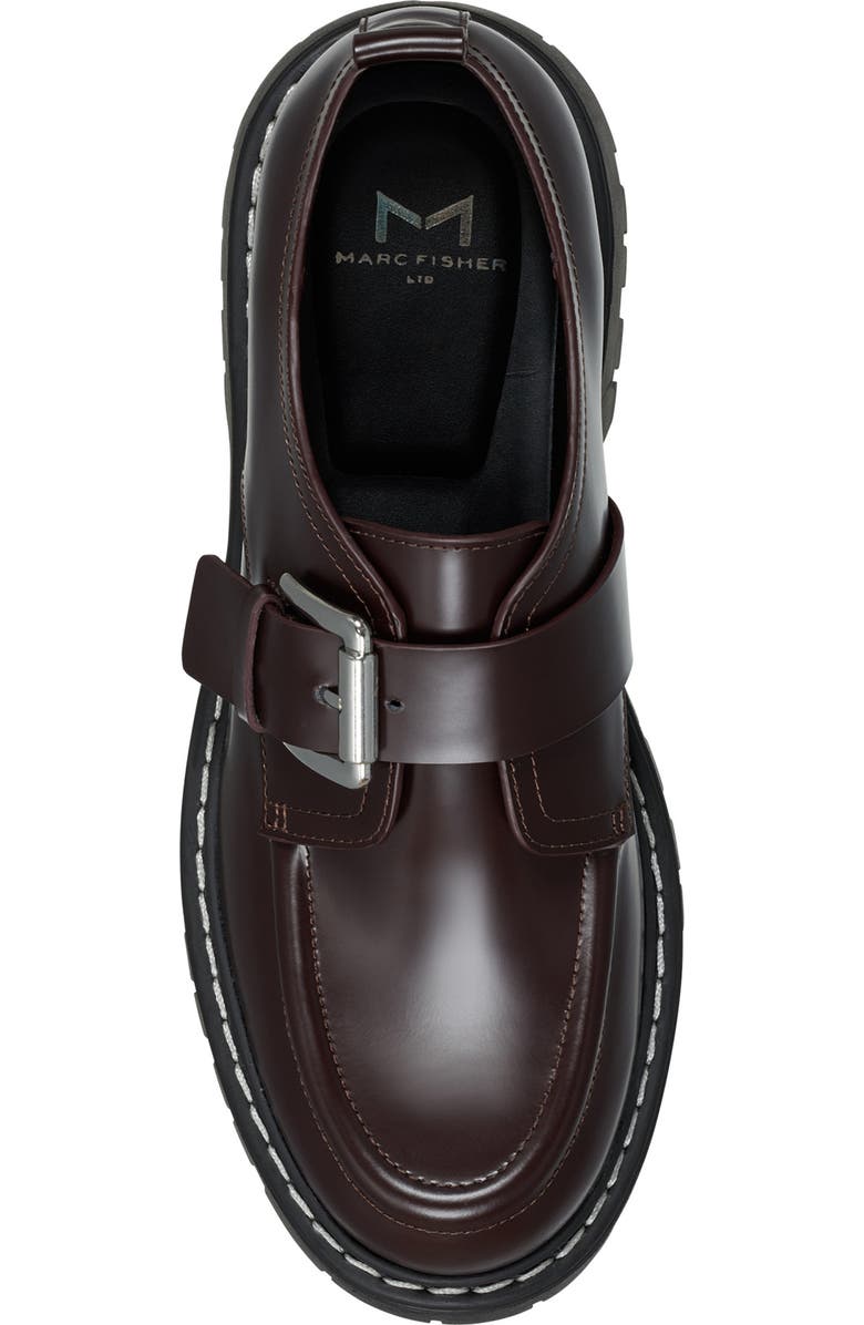 Marc Fisher LTD Tarla Platform Loafer, Alternate, color, Dark Red